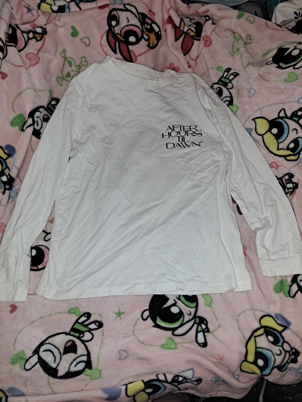 The Weeknd After Hours 'Til Dawn White Long Sleeve Tee